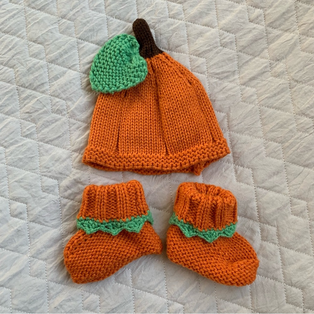 Pumpkin Outfit for Newborn